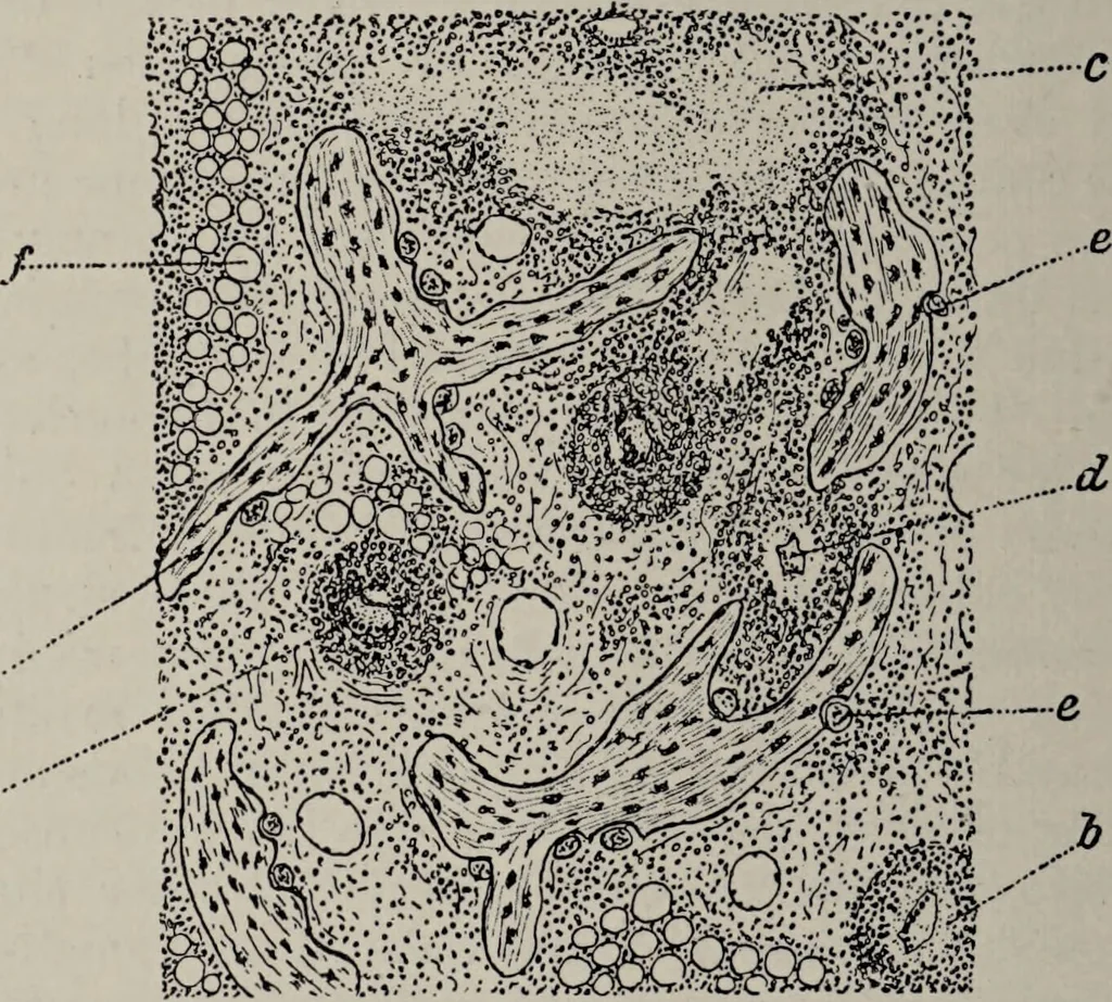 An illustration from A text-book of pathology / by Alfred Stengel ; with 394 illustrations in the text, many of them in colors, and 7 full-page chromolithographic plates., 1903, leaf 764