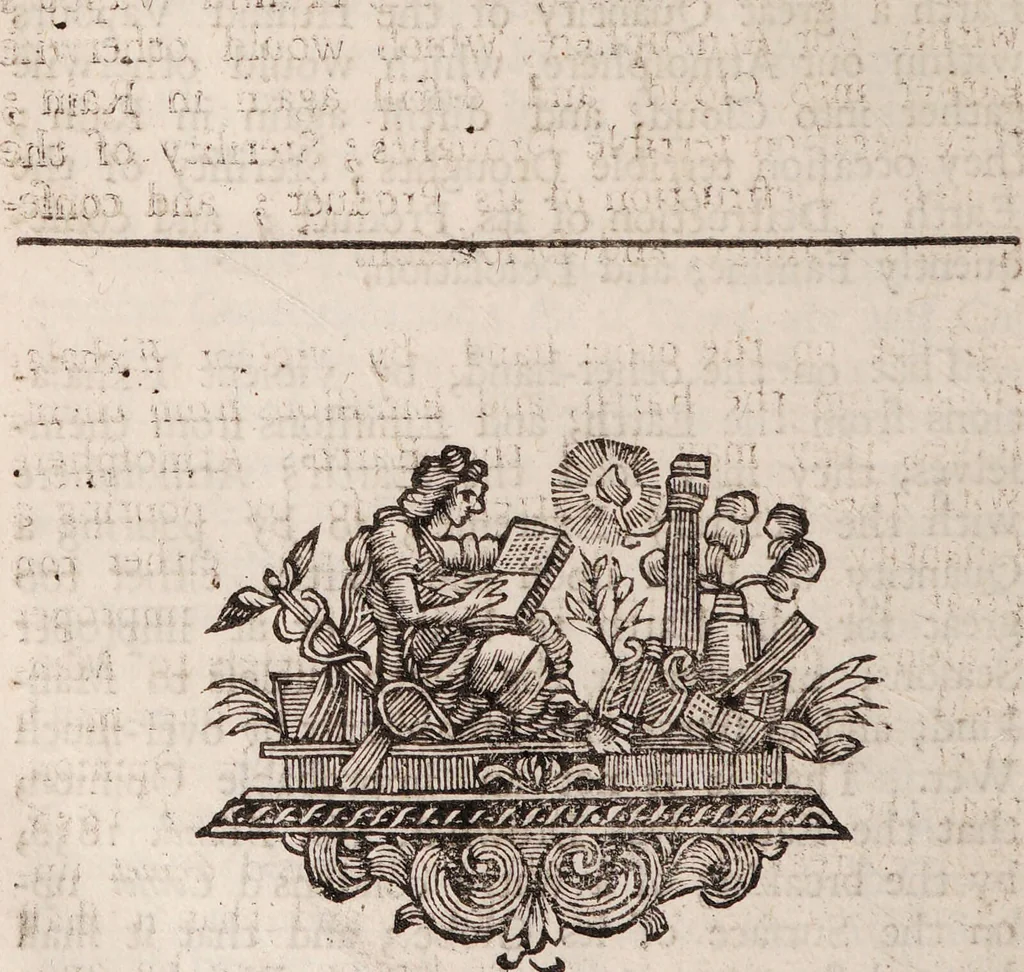 An illustration from Prophetical observations occasion'd by the new comet: and by other signs in the heavens, as well lately past, as now approaching, viz. The late great conjunction of Jupiter, Saturn and Mars. The transit of Mercury in the disk of the sun. The northern phenomena. The total eclipse of the sun., 1723, leaf 38