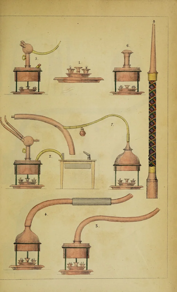 An illustration from Appareils portatifs de Duval, jeune, pour bains et douches de vapeur / [Duval]., 1840, leaf 3