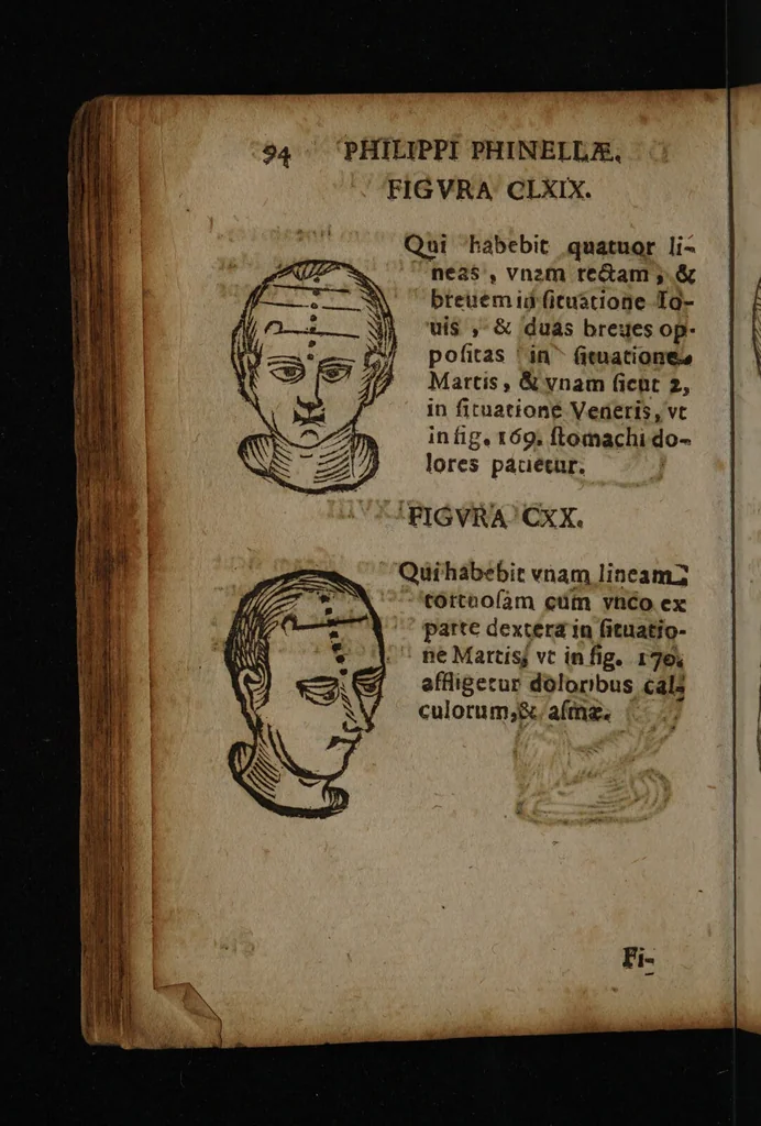 An illustration from Philippi Phinellae, De methoposcopia astronomica de duodecim signis coelestibus., 1650, leaf 108