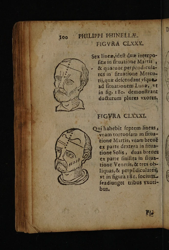 An illustration from Philippi Phinellae, De methoposcopia astronomica de duodecim signis coelestibus., 1650, leaf 114