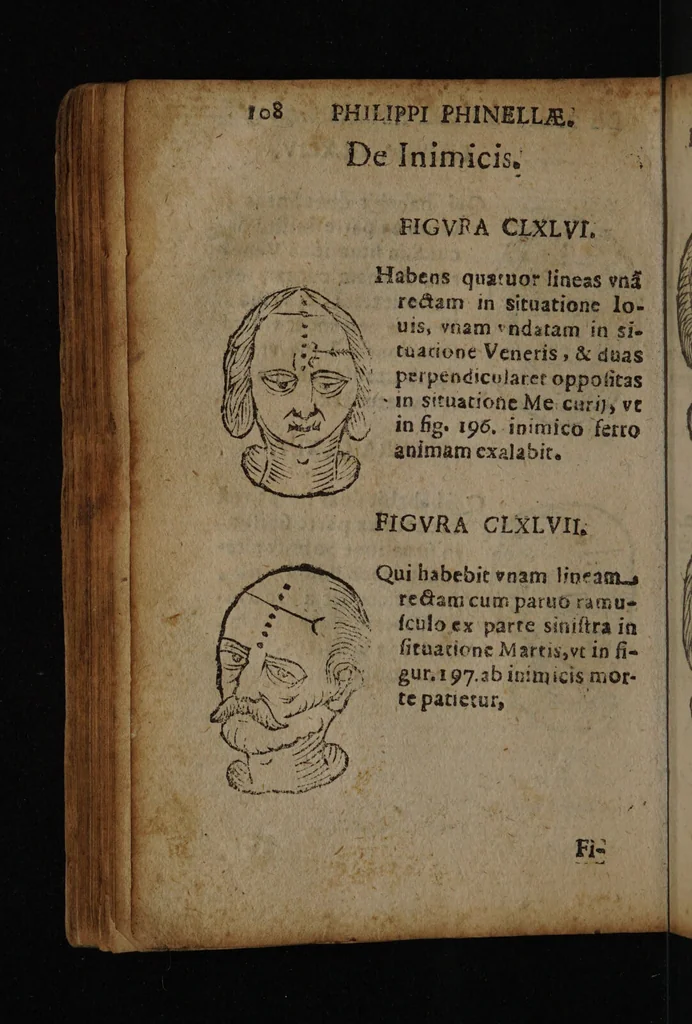 An illustration from Philippi Phinellae, De methoposcopia astronomica de duodecim signis coelestibus., 1650, leaf 122