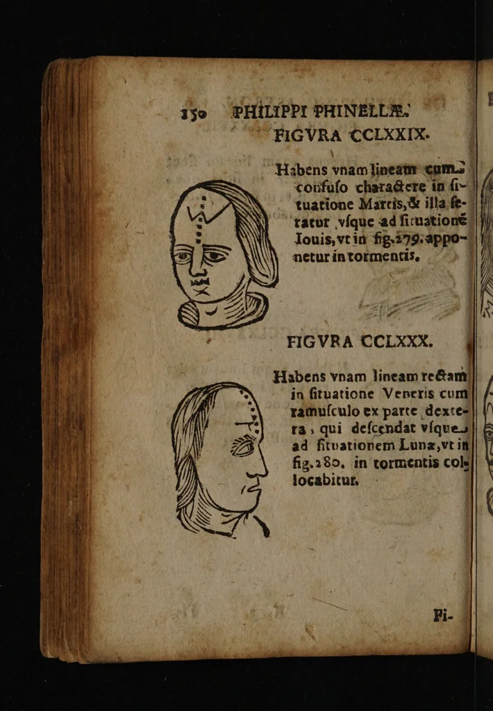 An illustration from Philippi Phinellae, De methoposcopia astronomica de duodecim signis coelestibus., 1650, leaf 164