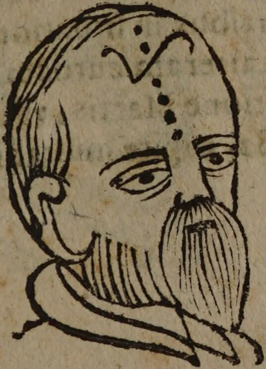An illustration from Philippi Phinellae, De methoposcopia astronomica de duodecim signis coelestibus., 1650, leaf 169