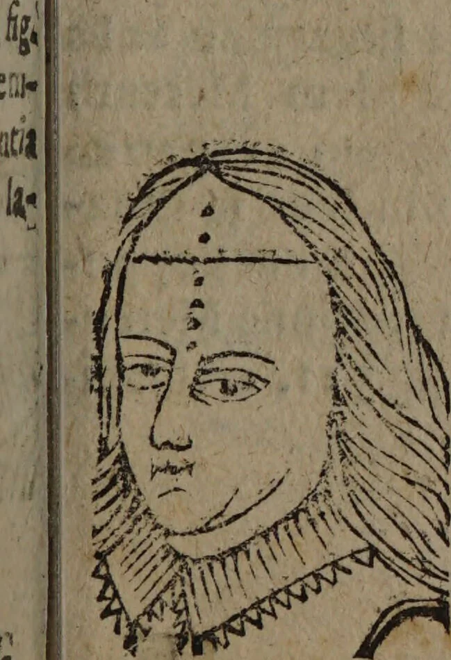 An illustration from Philippi Phinellae, De methoposcopia astronomica de duodecim signis coelestibus., 1650, leaf 179