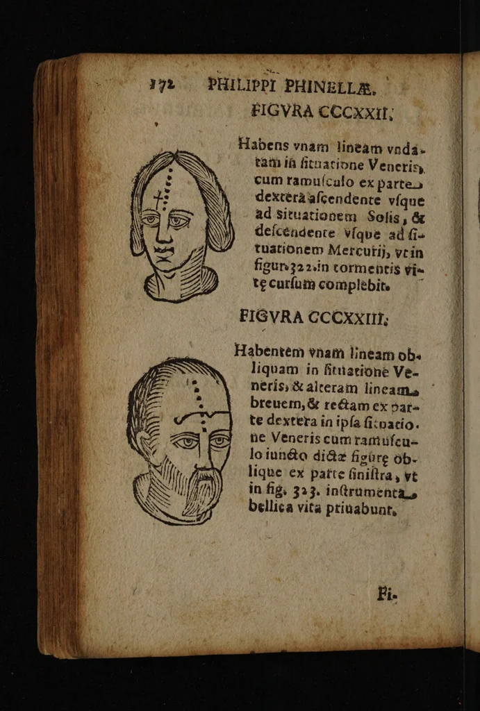 An illustration from Philippi Phinellae, De methoposcopia astronomica de duodecim signis coelestibus., 1650, leaf 186