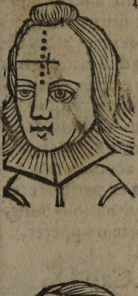 An illustration from Philippi Phinellae, De methoposcopia astronomica de duodecim signis coelestibus., 1650, leaf 189