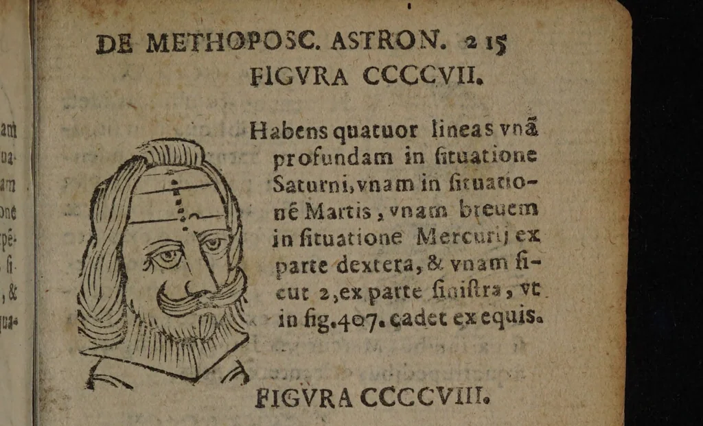 An illustration from Philippi Phinellae, De methoposcopia astronomica de duodecim signis coelestibus., 1650, leaf 229