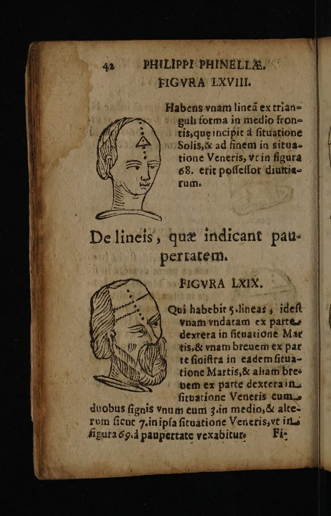 An illustration from Philippi Phinellae, De methoposcopia astronomica de duodecim signis coelestibus., 1650, leaf 56