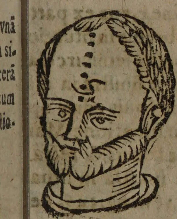 An illustration from Philippi Phinellae, De methoposcopia astronomica de duodecim signis coelestibus., 1650, leaf 95
