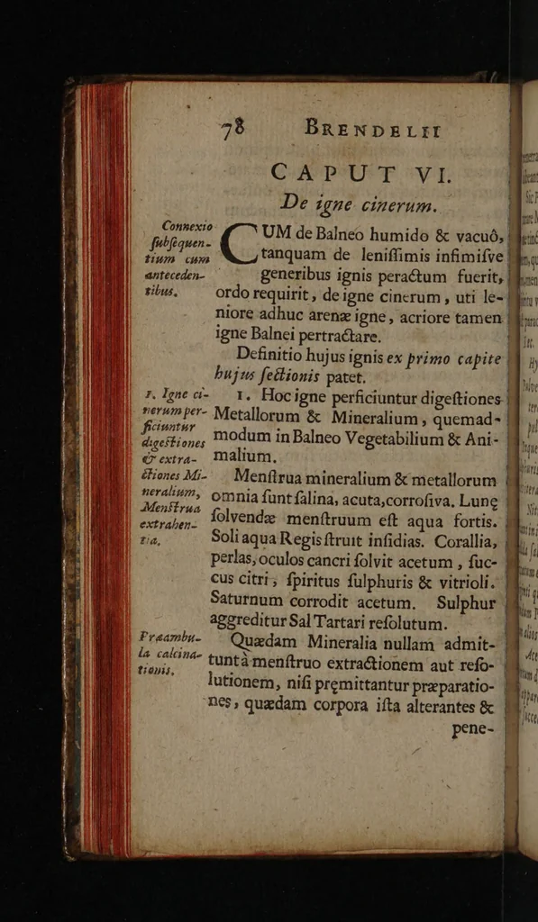 An illustration from Zachariae Brendelii ... Chimia in artis formam redacta ubi praeter methodum addiscendi egcheirēseis chimicas facilimam, disquisitio curata de famosissima praeparatione, auri potabilis instituitur. / Post obitum autoris, consilio Werneri Rolfinck., 1671, leaf 88