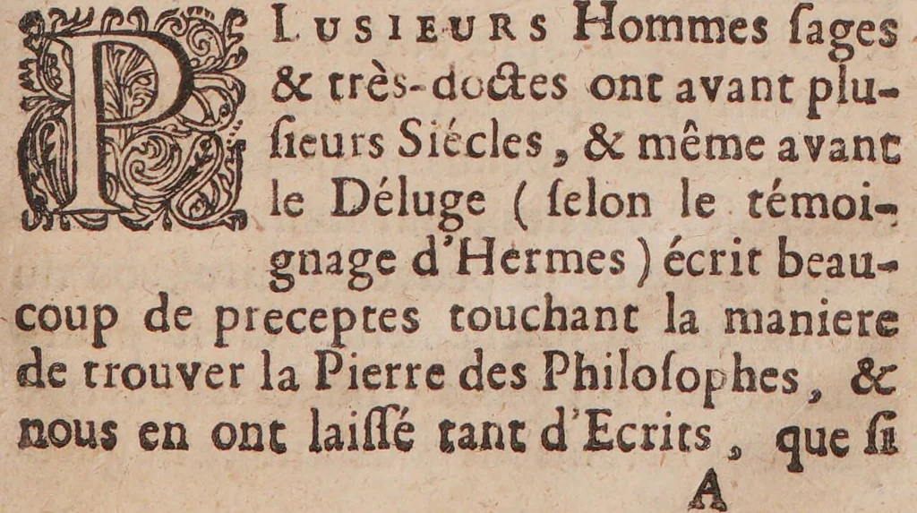 An illustration from Cosmopolite, ou nouvelle lumière chymique, pour servir d'éclaircissement aux trois principes de la nature, exactement décrits dans les trois traitez suivans: Le Ier. De la nature en général, où il est parlé du mercure: Le II. Du soufre: Le III. Du vray sel des philosophes / [Michał Sędziwój]., 1723, leaf 23