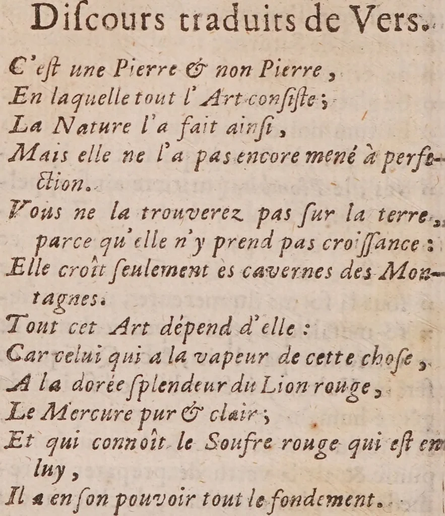 An illustration from Cosmopolite, ou nouvelle lumière chymique, pour servir d'éclaircissement aux trois principes de la nature, exactement décrits dans les trois traitez suivans: Le Ier. De la nature en général, où il est parlé du mercure: Le II. Du soufre: Le III. Du vray sel des philosophes / [Michał Sędziwój]., 1723, leaf 290