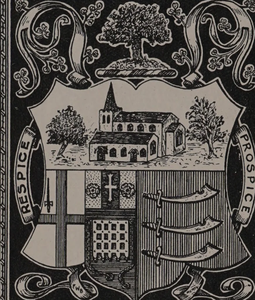 An illustration from A contemporary narrative of the proceedings against Dame Alice Kyteler, prosecuted for sorcery in 1324, by Richard de Ledrede, bishop of Ossory / edited by Thomas Wright., 1843, leaf 2