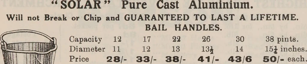 An illustration from Fowler's fruit, vegetable & game bottling outfits., 1920, leaf 23