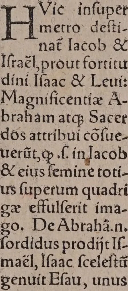 An illustration from Artis cabalisticæ scriptores: hoc est, reconditæ theologiæ et philosophiæ scriptorum: tomus I. In quo praeter Pauli Ricii theologicos et philosophicos libros sunt latini penè omnes et hebræi nonnulli præstantissimi scriptores, qui artem commentariis suis illustrarunt ... / Ex D. Ioanni Pistori Nidani ... bibliotheca., 1587, leaf 241