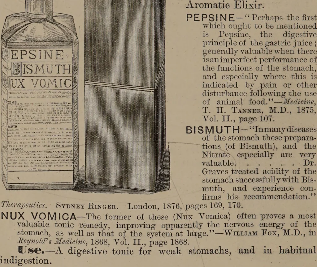 An illustration from Novel counter adjuncts : bearing chemist's own name and address : with notes on recent materia medica., 1884, leaf 22