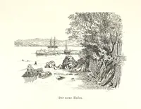An illustration from Lose Blätter aus Abazia. Mit 32 Illustrationen. [By Louis Salvator, Archduke of Austria (1886)
