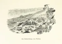 An illustration from Lose Blätter aus Abazia. Mit 32 Illustrationen. [By Louis Salvator, Archduke of Austria (1886)