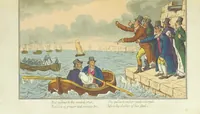 An illustration from The Adventures of a Post Captain. By a Naval Officer. [In verse.] With ... engravings, by Mr. Williams (1817)