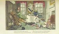 An illustration from The Adventures of a Post Captain. By a Naval Officer. [In verse.] With ... engravings, by Mr. Williams (1817)