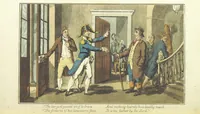 An illustration from The Adventures of a Post Captain. By a Naval Officer. [In verse.] With ... engravings, by Mr. Williams (1817)