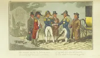 An illustration from The Adventures of a Post Captain. By a Naval Officer. [In verse.] With ... engravings, by Mr. Williams (1817)