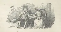 An illustration from The Vicar of Wakefield ... Illustrated with numerous engravings. With an account of the author's life and writings by J. Aikin (1850)
