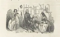 An illustration from The Vicar of Wakefield ... Illustrated with numerous engravings. With an account of the author's life and writings by J. Aikin (1850)