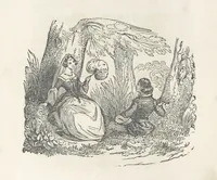 An illustration from The Vicar of Wakefield ... Illustrated with numerous engravings. With an account of the author's life and writings by J. Aikin (1850)