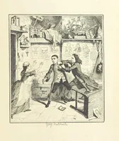 An illustration from Jack Sheppard ... With illustrations by George Cruikshank. A new edition (1854)