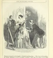 An illustration from Lilias, the Milliner's Apprentice ... With ... wood-engravings drawn by W. H. Thwaits (1854)