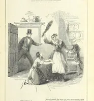 An illustration from Lilias, the Milliner's Apprentice ... With ... wood-engravings drawn by W. H. Thwaits (1854)