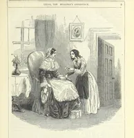 An illustration from Lilias, the Milliner's Apprentice ... With ... wood-engravings drawn by W. H. Thwaits (1854)