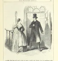 An illustration from Lilias, the Milliner's Apprentice ... With ... wood-engravings drawn by W. H. Thwaits (1854)