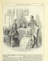 An illustration from Lilias, the Milliner's Apprentice ... With ... wood-engravings drawn by W. H. Thwaits (1854)