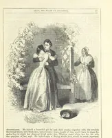 An illustration from Lilias, the Milliner's Apprentice ... With ... wood-engravings drawn by W. H. Thwaits (1854)