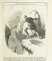 An illustration from Robert Bruce, the Hero-King of Scotland ... With ... wood-engravings drawn by W. H. Thwaits. [A novel (1852)