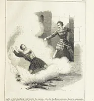 An illustration from Robert Bruce, the Hero-King of Scotland ... With ... wood-engravings drawn by W. H. Thwaits. [A novel (1852)