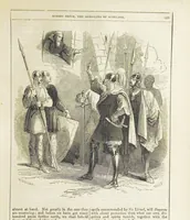 An illustration from Robert Bruce, the Hero-King of Scotland ... With ... wood-engravings drawn by W. H. Thwaits. [A novel (1852)