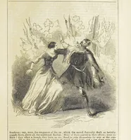 An illustration from Robert Bruce, the Hero-King of Scotland ... With ... wood-engravings drawn by W. H. Thwaits. [A novel (1852)