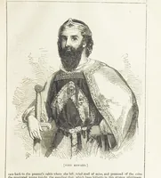 An illustration from Robert Bruce, the Hero-King of Scotland ... With ... wood-engravings drawn by W. H. Thwaits. [A novel (1852)