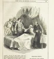 An illustration from Robert Bruce, the Hero-King of Scotland ... With ... wood-engravings drawn by W. H. Thwaits. [A novel (1852)