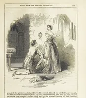 An illustration from Robert Bruce, the Hero-King of Scotland ... With ... wood-engravings drawn by W. H. Thwaits. [A novel (1852)
