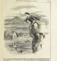 An illustration from Robert Bruce, the Hero-King of Scotland ... With ... wood-engravings drawn by W. H. Thwaits. [A novel (1852)