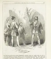 An illustration from Robert Bruce, the Hero-King of Scotland ... With ... wood-engravings drawn by W. H. Thwaits. [A novel (1852)
