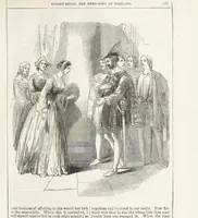 An illustration from Robert Bruce, the Hero-King of Scotland ... With ... wood-engravings drawn by W. H. Thwaits. [A novel (1852)