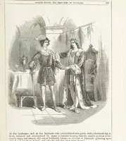 An illustration from Robert Bruce, the Hero-King of Scotland ... With ... wood-engravings drawn by W. H. Thwaits. [A novel (1852)
