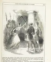 An illustration from Robert Bruce, the Hero-King of Scotland ... With ... wood-engravings drawn by W. H. Thwaits. [A novel (1852)