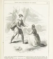 An illustration from Robert Bruce, the Hero-King of Scotland ... With ... wood-engravings drawn by W. H. Thwaits. [A novel (1852)